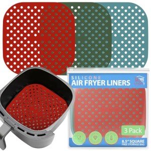 Linda's Essentials Silicone Air Fryer Liners (3 Pack)