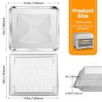 Cuisinart Air Fryer Basket Tray Replacement 12.2