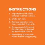 PAM No-Stick Spray for Air Fryers, 6 oz