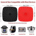 Reusable Air Fryer Liners with Raised Silicone