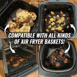 Air Fryer Basket Liners - Non-Stick Protector