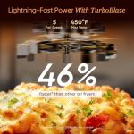 COSORI TurboBlaze 6.0-Quart Air Fryer: Roast, Bake, Proof