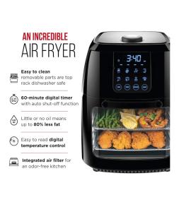 CHEFMAN Digital XL Air Fryer with 17 Presets