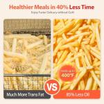 Beelicious® 5.8QT Digital Air Fryer - White