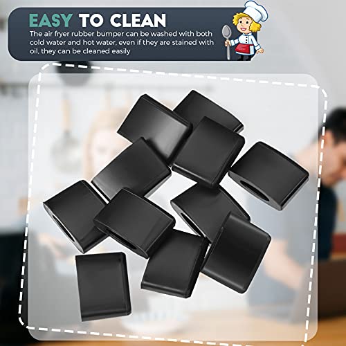 Air Fryer Rubber Bumpers - 16 Piece Set