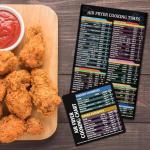 2-Pack Air Fryer Cheat Sheet Magnet Set