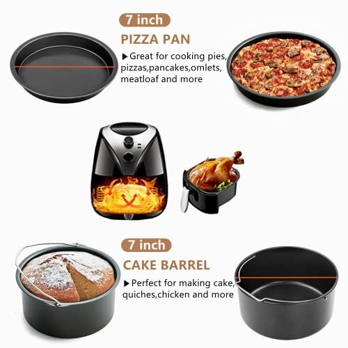 7 inch Cake Barrel, Pizza Pan, 50Pcs Liners