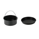 Air Fryer Accessory Set: Pizza Pan & Cake Barrel