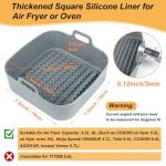 BYKITCHEN 8" Silicone Pot: Reusable Liners & Basket