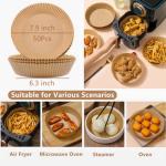 7 inch Cake Barrel, Pizza Pan, 50Pcs Liners