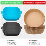 2 Silicone Liners for 7.8 Inch Air Fryer