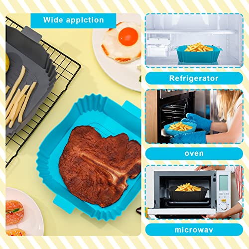 2 Silicone Liners for 7.8 Inch Air Fryer