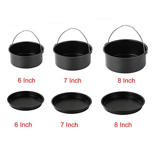 Air Fryer Accessory Set: Pizza Pan & Cake Barrel