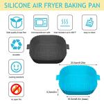 2 Silicone Liners for 7.8 Inch Air Fryer