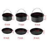 Air Fryer Accessory Set: Pizza Pan & Cake Barrel