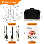 Air Fryer Skewer Rack with Dehydrator Set