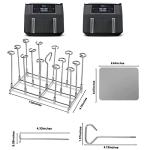 Stainless Steel Skewer Stand Rack for Ninja Foodi