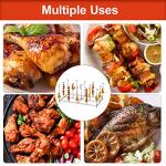 Stainless Steel Skewer Stand Rack for Ninja Foodi
