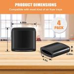 Premium 4 Pcs Air Fryer Rubber Bumpers & Accessories
