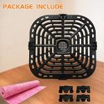 Upgraded Square Grill Pan Tray for Instants Air Fryers