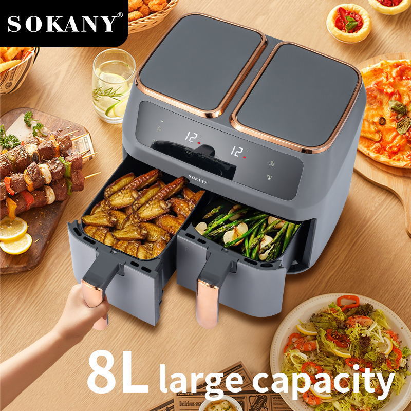 8L Multifunctional Air Fryer - Oil Free, Automatic