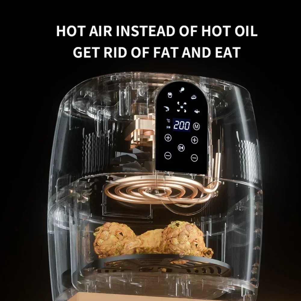 Large Capacity Smart Electric Air Fryer without Oil