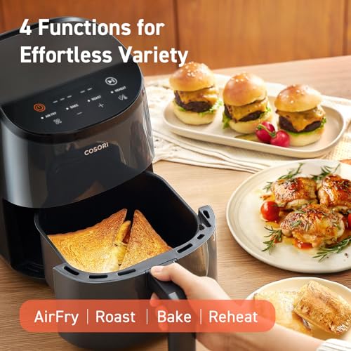 COSORI 4-in-1 Compact Air Fryer, 2.1Qt