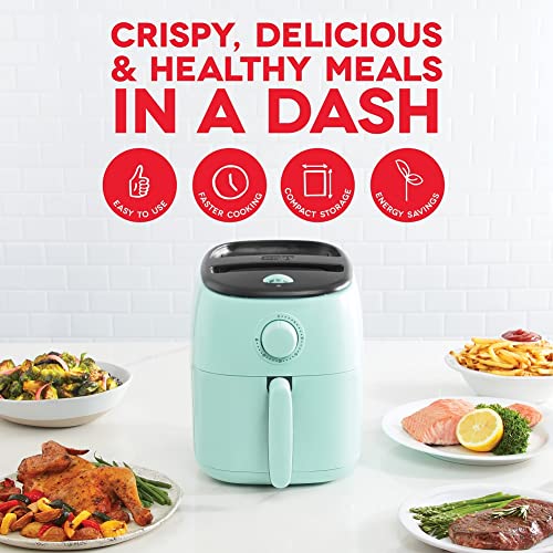 DASH Tasti-Crisp™ Compact Electric Air Fryer, Aqua
