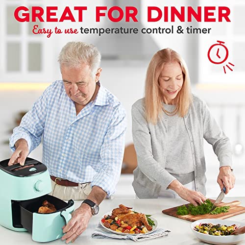 DASH Tasti-Crisp™ Compact Electric Air Fryer, Aqua