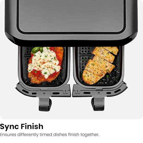 Chefman 6QT Dual Basket Digital Air Fryer