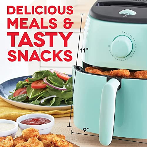DASH Tasti-Crisp™ Compact Electric Air Fryer, Aqua