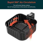 COSORI Air Fryer Accessories, 5.8QT Basket, Black