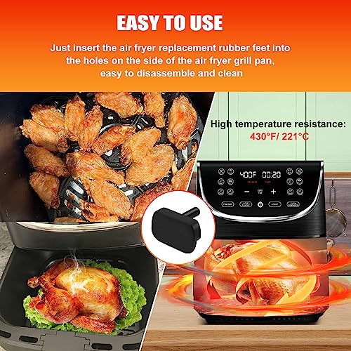 Gourmia Air Fryer Oven: 4PCS Silicone Feet-Resistant Replacement