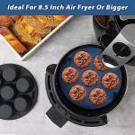 Webake 2PCS Silicone Air Fryer Cupcake Muffin Pan