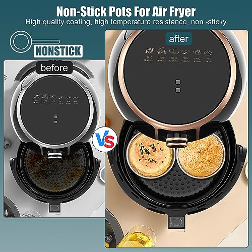 Set of 2 Nonstick Air Fryer Egg Moulds