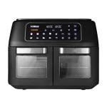 Tower T17102 Dual Compartment Air Fryer Oven, 11L, Black