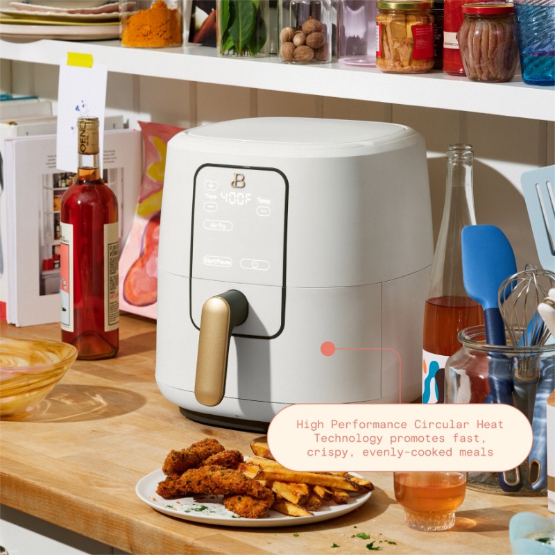 Drew Barrymore's Chic 6 Quart Touchscreen Air Fryer