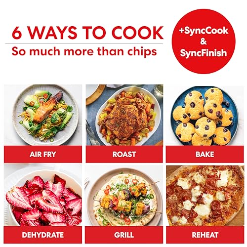 Instant Vortex Plus Dual Air Fryer with 8-in-1 Programmes