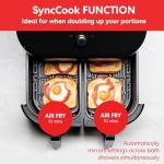 Instant Vortex Plus Dual Air Fryer with 8-in-1 Programmes