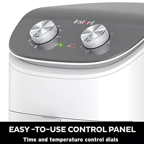 3.8L White Instant Air Fryer: Healthy Oil-Free Cooking
