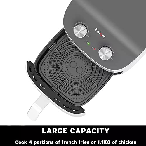 3.8L White Instant Air Fryer: Healthy Oil-Free Cooking