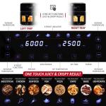 NETTA 8L Dual Basket Air Fryer - XL Family Size, Black