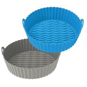 OUTXE 2 Pack Silicone Baking Tray for Air Fryer