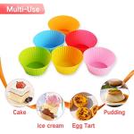 Abnaok Silicone Air Fryer Egg Pan with Baking Cups