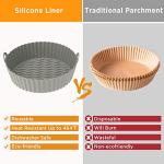 OUTXE 2 Pack Silicone Baking Tray for Air Fryer