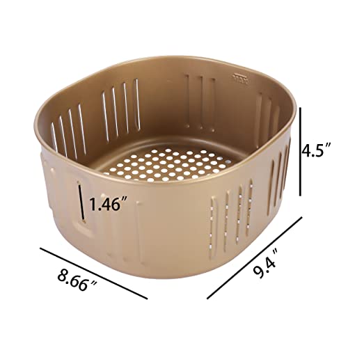 Non-Stick Air Fryer Replacement Basket for 5.5Qt Fryers
