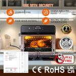 22L Dual Zone Air Fryer Oven With Rotisserie
