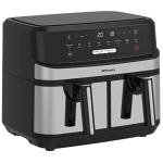 Extra Large Dual Air Fryer - 9L, 8 Menus