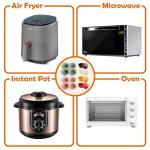 Jaxbo Non-Stick Silicone Air Fryer Accessories, Set of 2