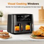 9L XL Dual Air Fryer with Visual Window